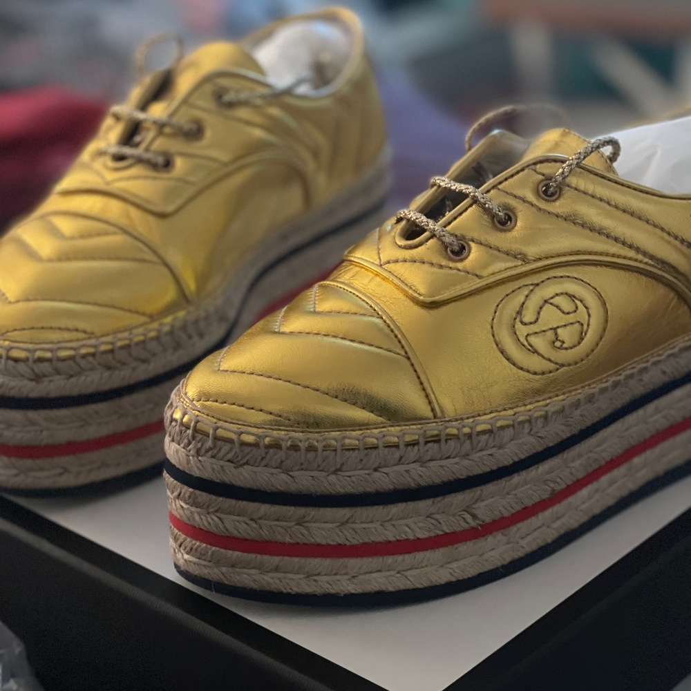 Gucci Espadrille Platform